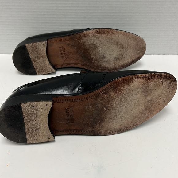 Johnston & Murphy Horner Men’s Black Leather Loafers/Dress Shoes Size 11 main image 3